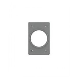 PLACA DE ALUMINIO ARGOS GRIS PARA RECEPTÁCULO SENCILL ...