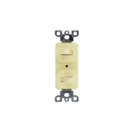 APAGADOR DOBLE ARGOS MARFIL 15A 127V