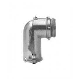 CONECTOR CURVO PARA TUBO METÁLICO FLEXIBLE  1/2" ...
