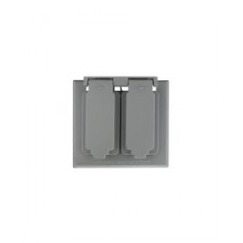 PLACA ARGOS DUPLEX CON TAPA PARA INTEMPERIE