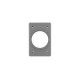 PLACA DE ALUMINIO ARGOS GRIS PARA RECEPTÁCULO SENCILL ...