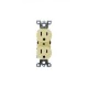 CONTACTO ARGOS DOBLE ATERRIZADO MARFIL