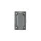 PLACA DE ALUMINIO ARGOS GRIS PARA RECEPTACULO SENCILL ...