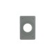 PLACA DE ALUMINIO ARGOS GRIS PARA RECEPTÁCULO SENCILL ...