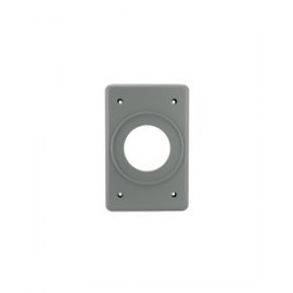 PLACA DE ALUMINIO ARGOS GRIS PARA RECEPTÁCULO SENCILL ...