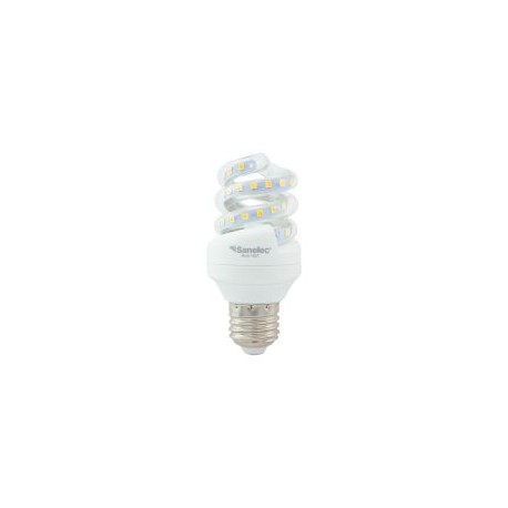 Foco led tipo mini twister, luz cálida 8 W