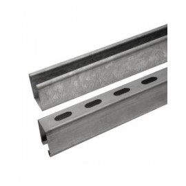 PERFIL UNICANAL PERFORADO 4X2 CALIBRE 16 TRAMO DE 3 M ...