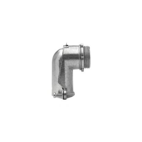 CONECTOR CURVO PARA TUBO METÁLICO FLEXIBLE  1/2" ...