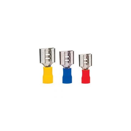 TERMINAL HEMBRA AISLADA 12-10 AWG 1/4" 6.35mm AM ...